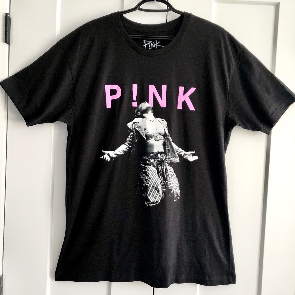 PINK, P!NK , 2023, Summer Carnival Tour, T-Shirt, Mens, L Black, Great Condition